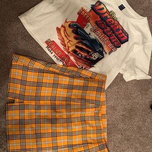 Crop Tee & Mini Skirt set